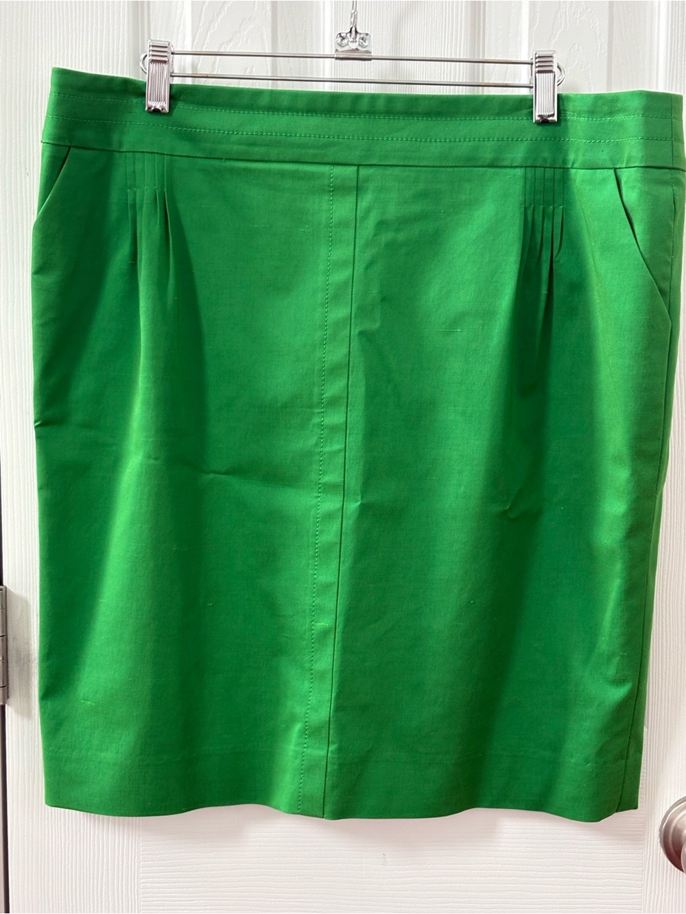 Escada Kelly Green Tailored Pencil Skirt